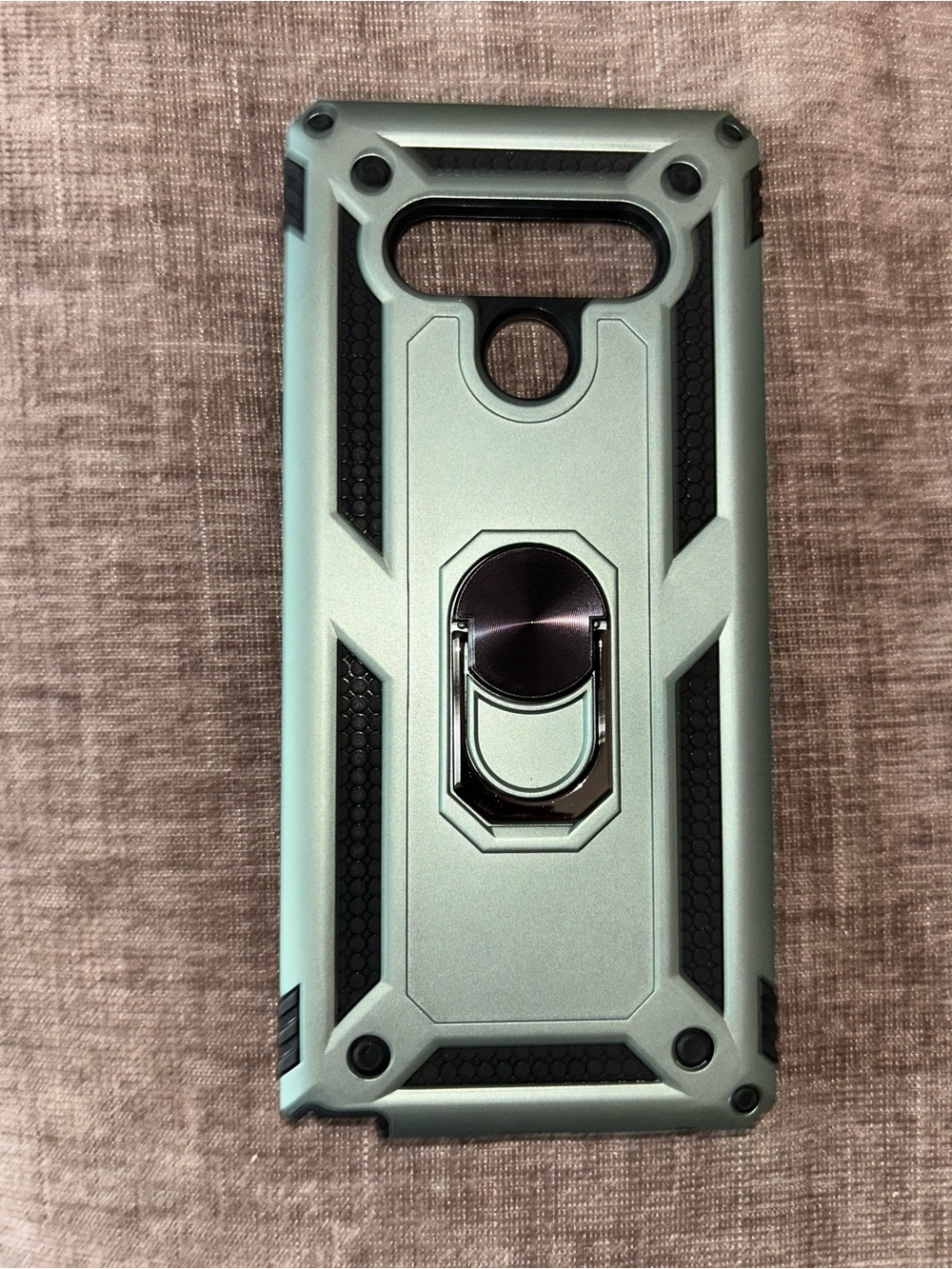 Protective Mint Green Rugged Phone Case with Kickstand Stylo 6 phone case